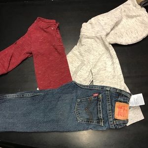 2T Lot Levi’s, crew cuts